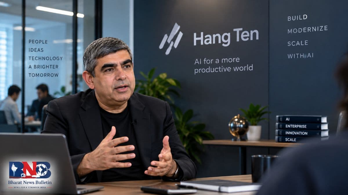 Vishal Sikka’s AI Startup Hang Ten Systems Raises Additional $53 Million
