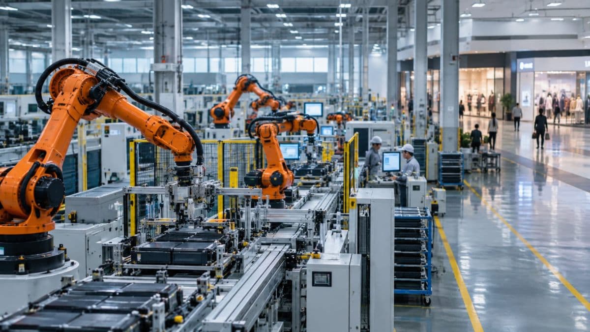 China Factories Gain, Consumers Lag