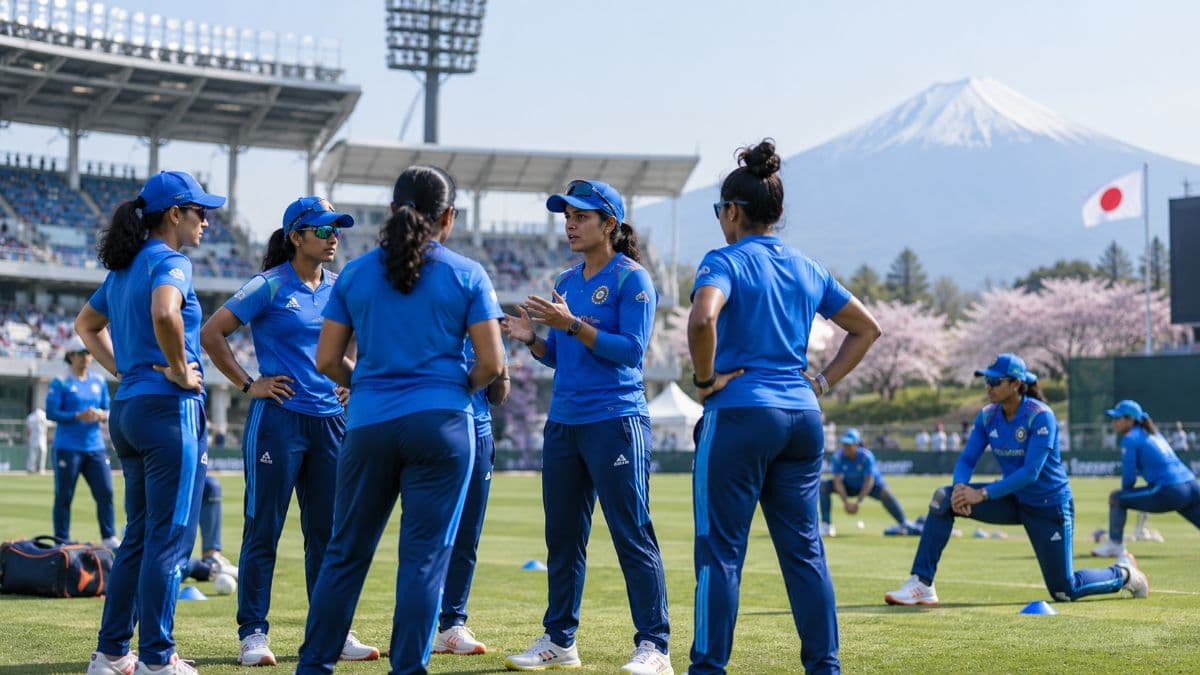 r-led Indian women’s cricket team ahead of their Asian Games 2026 campaign in Japan