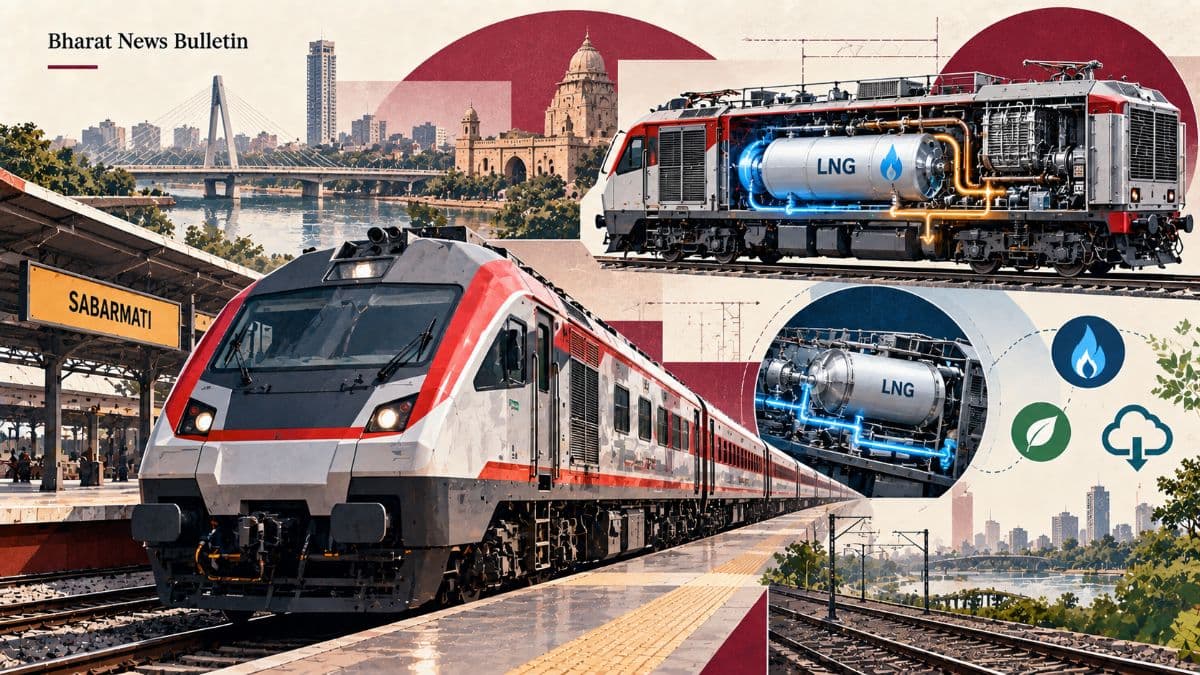 India's First LNG-Powered Train to Launch