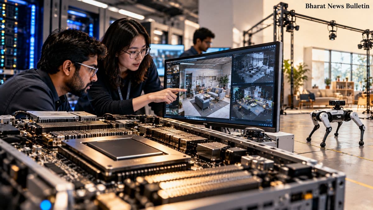 AMD and World Labs represented in an editorial image about the $8.2 billion AI acquisition.