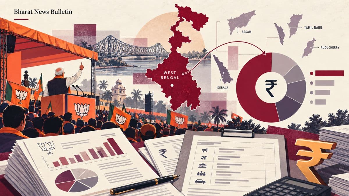 BJP Spent ₹529 Crore in Five State Elections