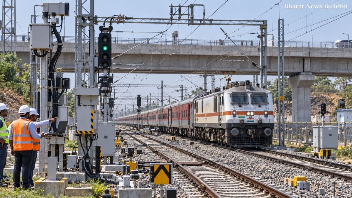 Indian Railways Kavach and infrastructure upgrade project
