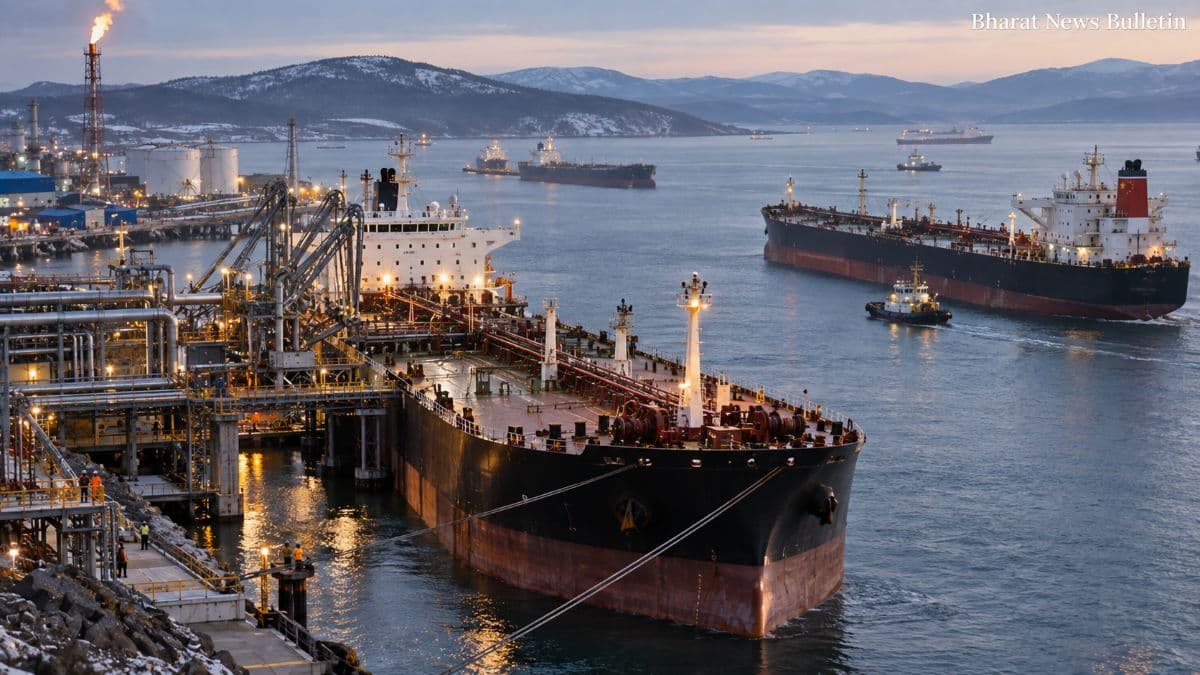 Russian ESPO crude oil tanker amid global supply disruptions