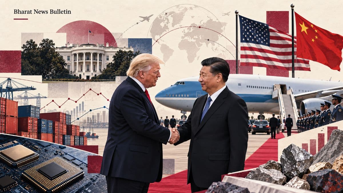 Trump Gives Xi Rare Airport Welcome